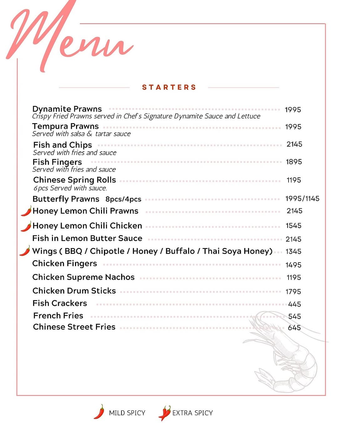 Summi's Menu Page 2