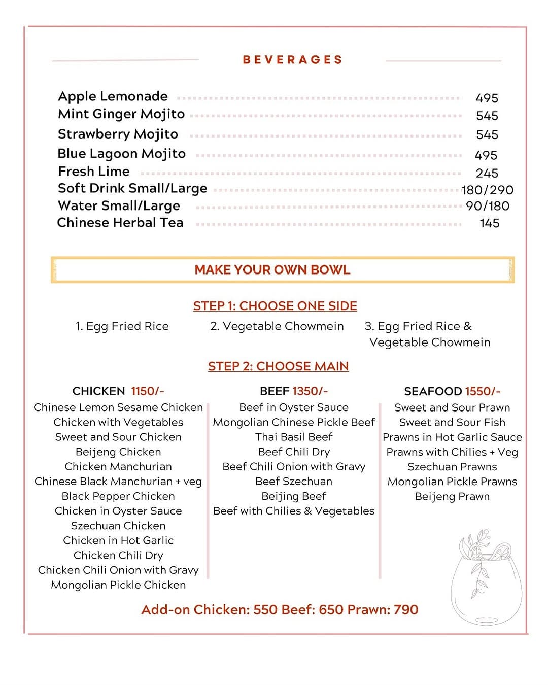 Summi's Menu Page 3